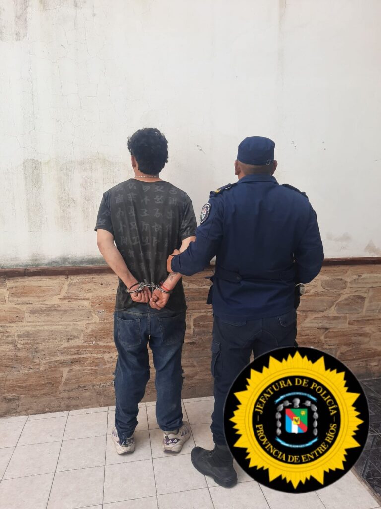 Violento episodio en La Paz: recuperan moto robada, intentan atacar a la Policía con un arma tumbera y hay un detenido