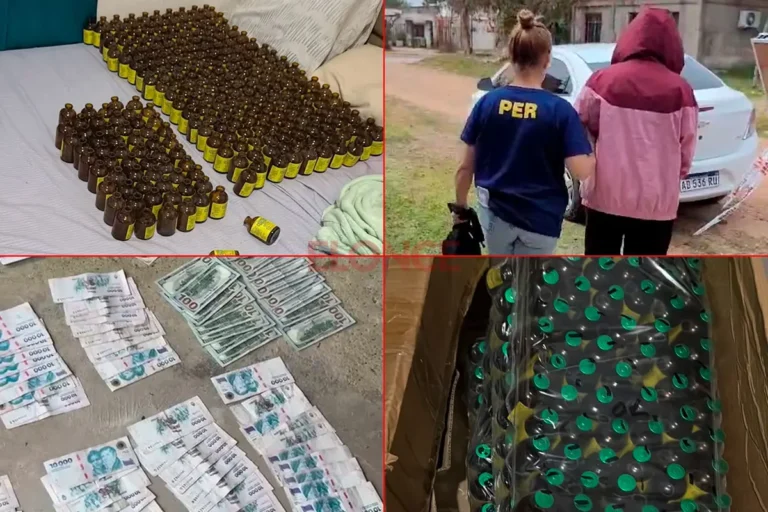 “Laboratorio clandestino en San Benito: más de 280 frascos con ketamina adulterada y etiquetas falsas de un laboratorio paraguayo”