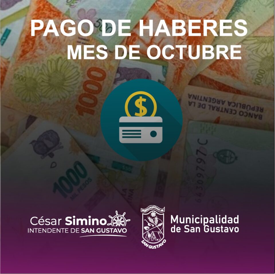 Pago de Haberes | Octubre