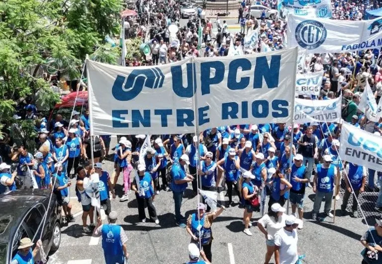 UPCN Entre Ríos se suma a la movilización de la CGT y reclama unidad sindical frente al ajuste: fuerte respaldo a la defensa de la industria, el trabajo y la producción nacional